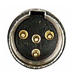 N-Con Mini XLR Plug 4P Male